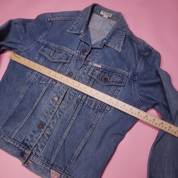 Vtg Georges Marciano for Guess denim jacket - Picture 4 of 6